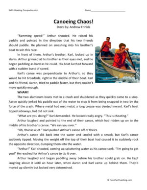 Canoeing Chaos!