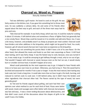 Charcoal vs Wood vs. Propane