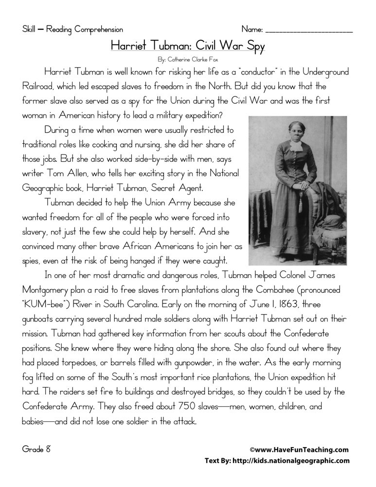 Harriet Tubman: Civil War Spy