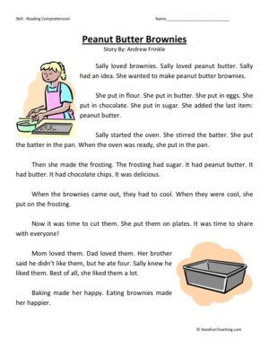 Peanut Butter Brownies