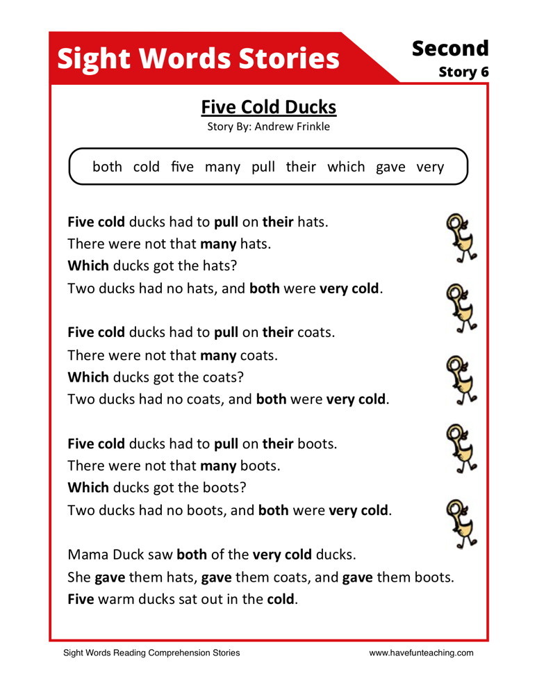Five Cold Ducks