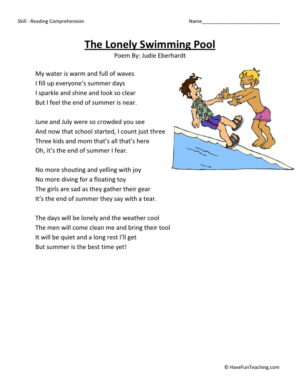 The Lonely Swimming Pool