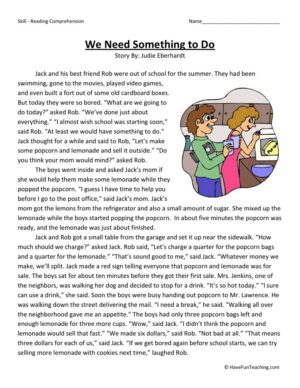 No Need Something to Do